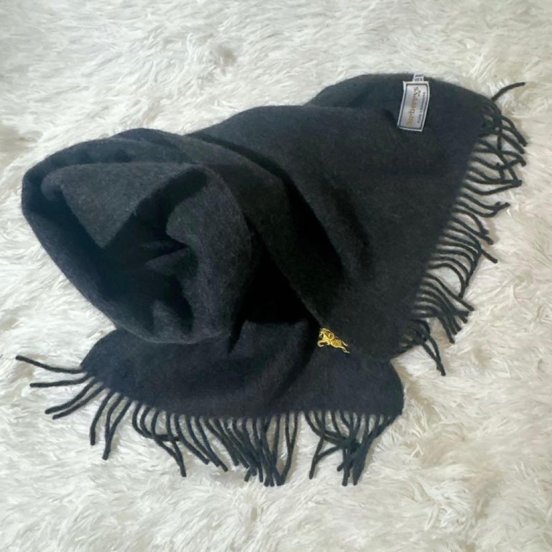 カシミヤ100% ✨美品✨ Burberrys バーバリー マフラー ホースロゴ