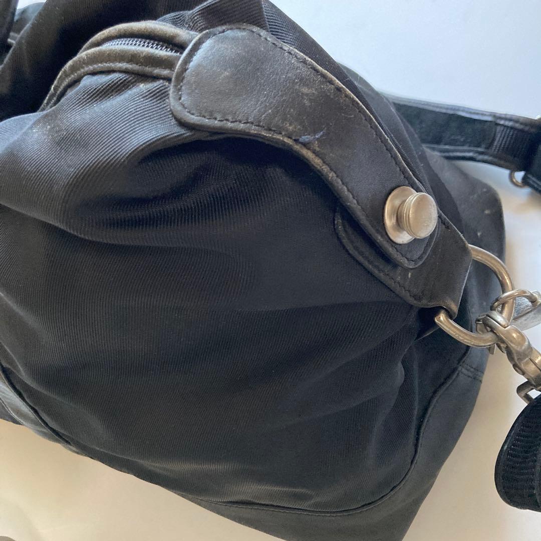 バッグ OLD COACH nylon leather BOSTON BAG