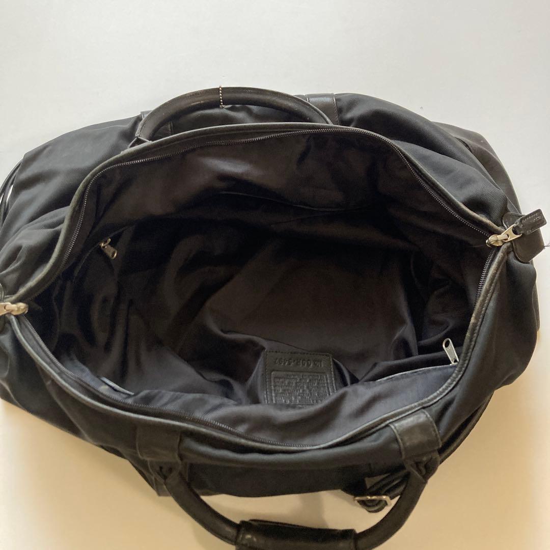 バッグ OLD COACH nylon leather BOSTON BAG