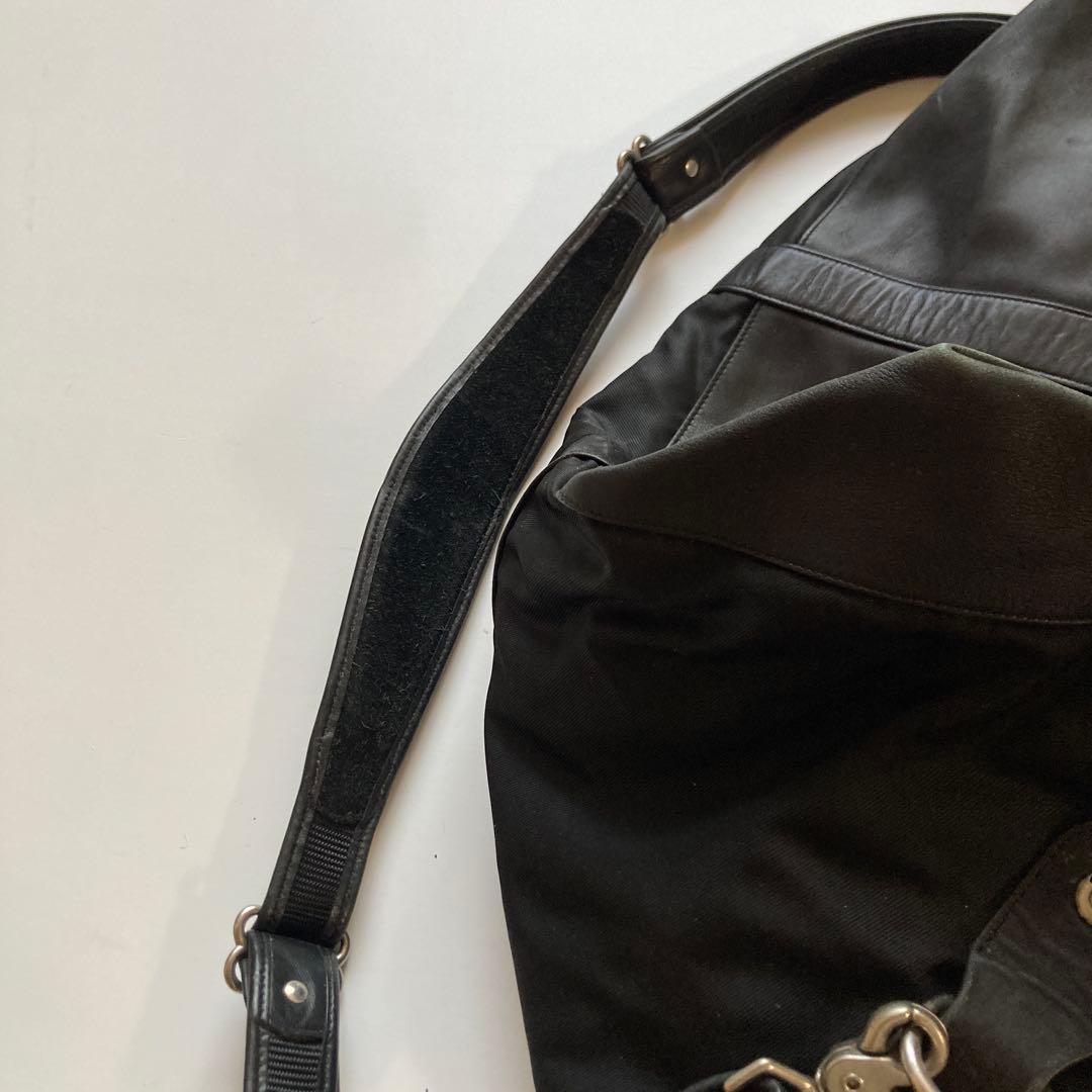 バッグ OLD COACH nylon leather BOSTON BAG