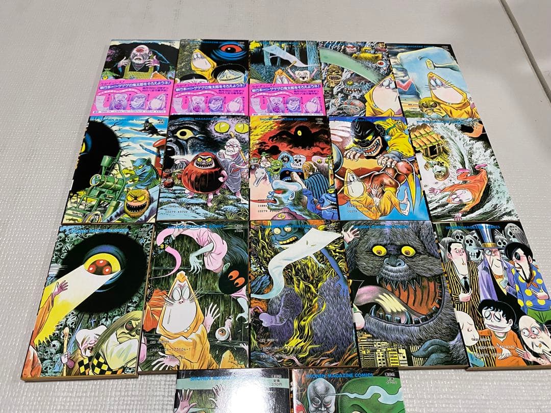 【長期保管品】ゲゲゲの鬼太郎　全巻　初版　帯付　水木しげる