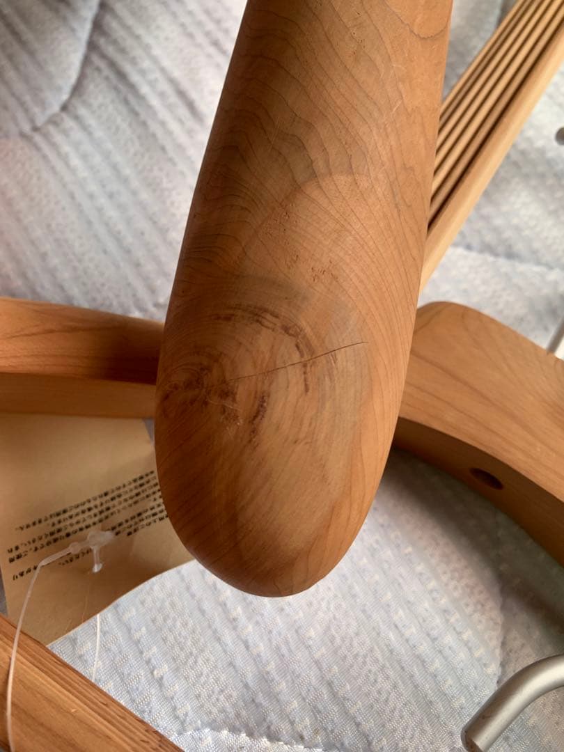 ほ*ー様 無印良品　レッドシダー　45cm ハンガー3本セット 未使用