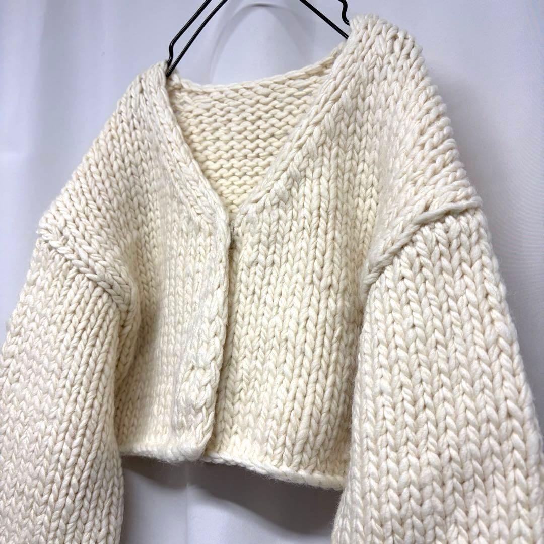 定価¥31,900 Plage roving hand ニットカーディガン