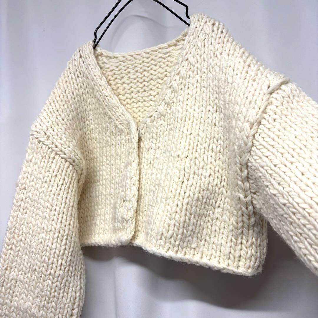 定価¥31,900 Plage roving hand ニットカーディガン