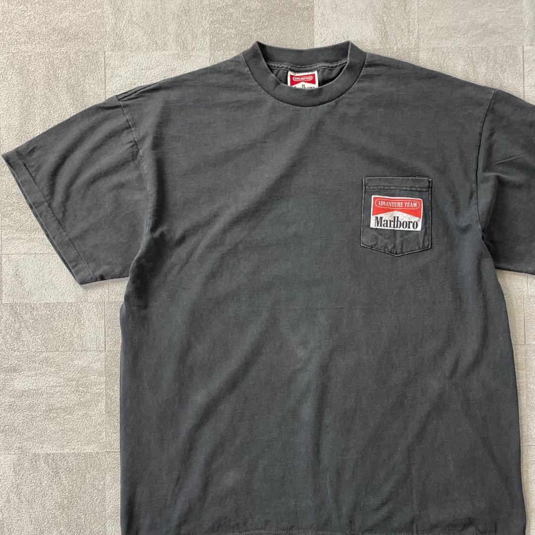 トップス Marlboro Coyote Bluff Fade Tee Black L