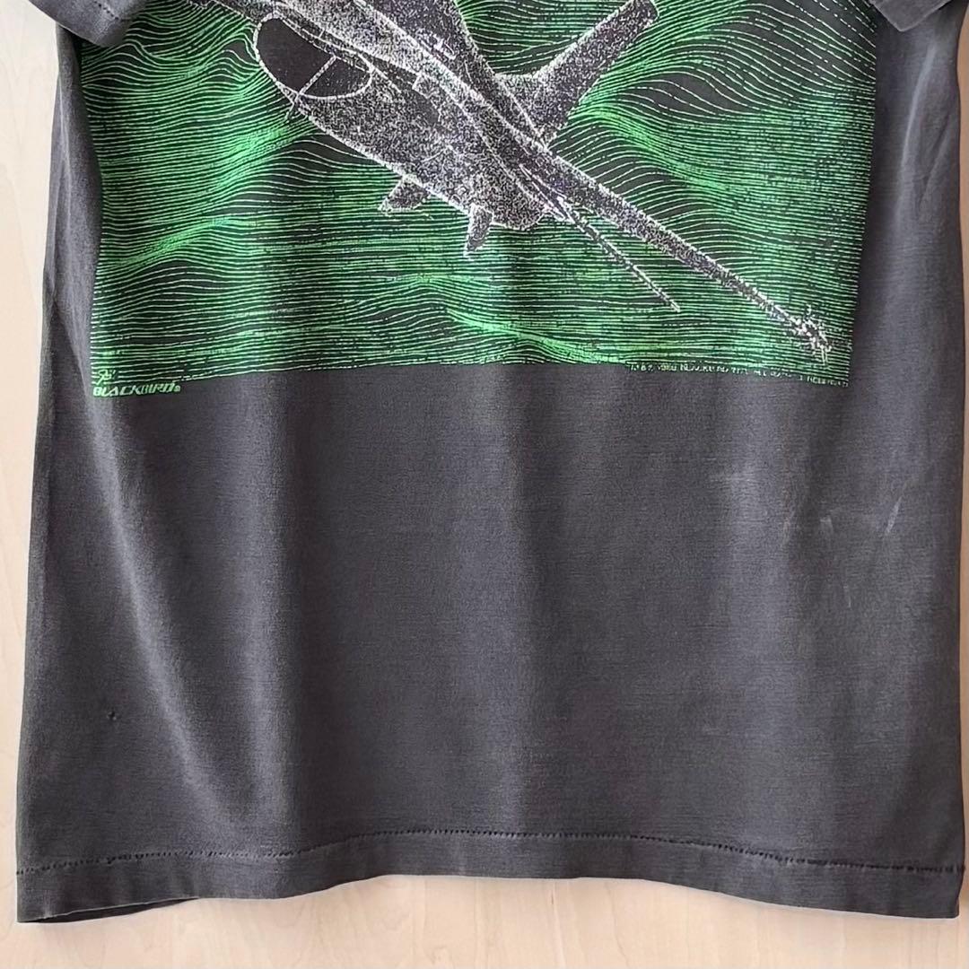 80s 90s USA製古着ヴィンテージ　Tシャツ　ボロ　F-16 戦闘機　両面
