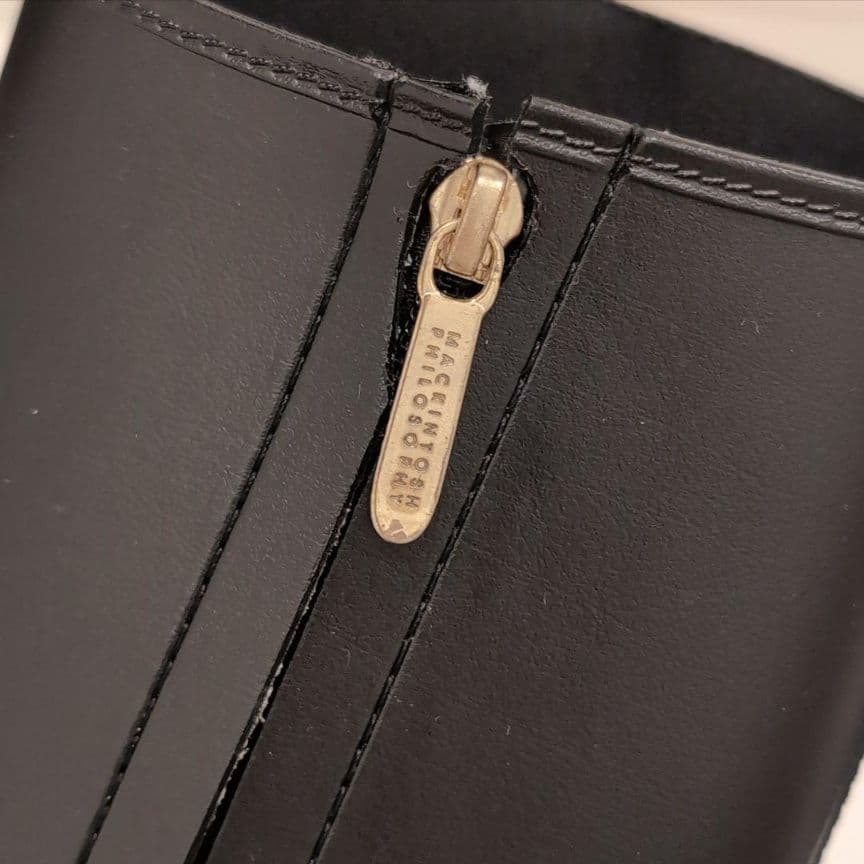 マッキントッシュ フィロソフィー　ブラック　ロングブーツ Sサイズ　レインブーツ