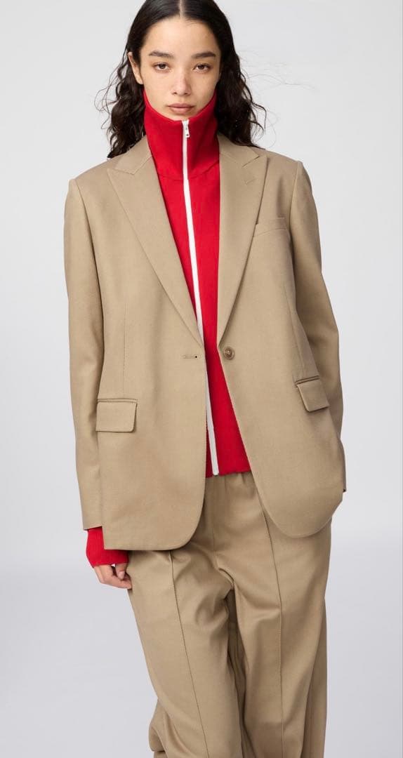 【新品】UNIQLO C テーラードジャケット&イージーワイドパンツセットアップ