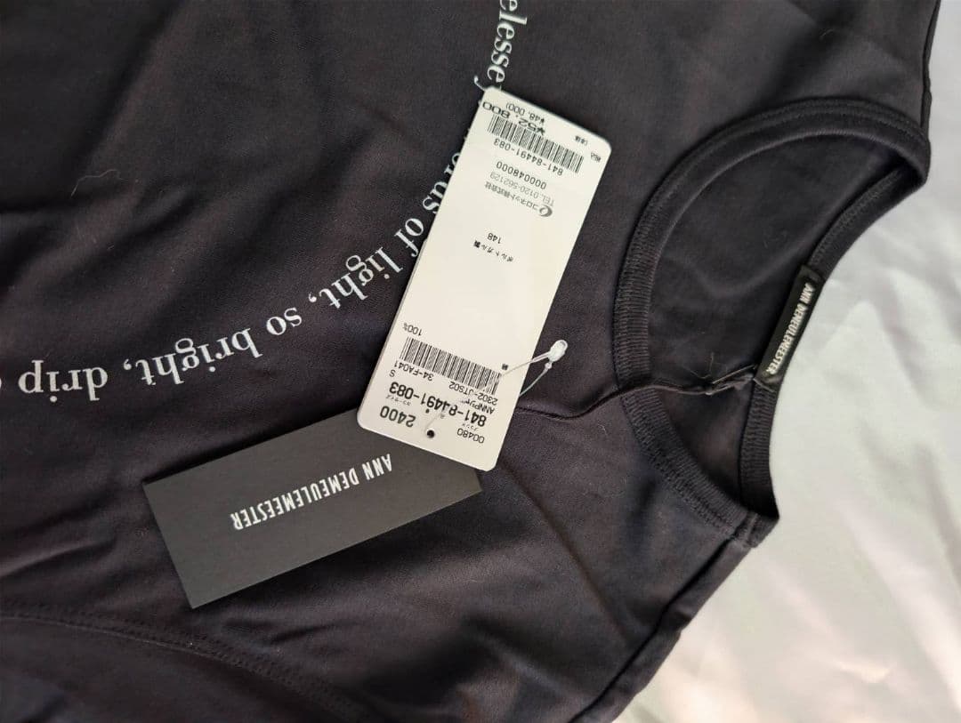 新品未使用　ANN DEMEULEMEESTER 23AW　Tシャツ