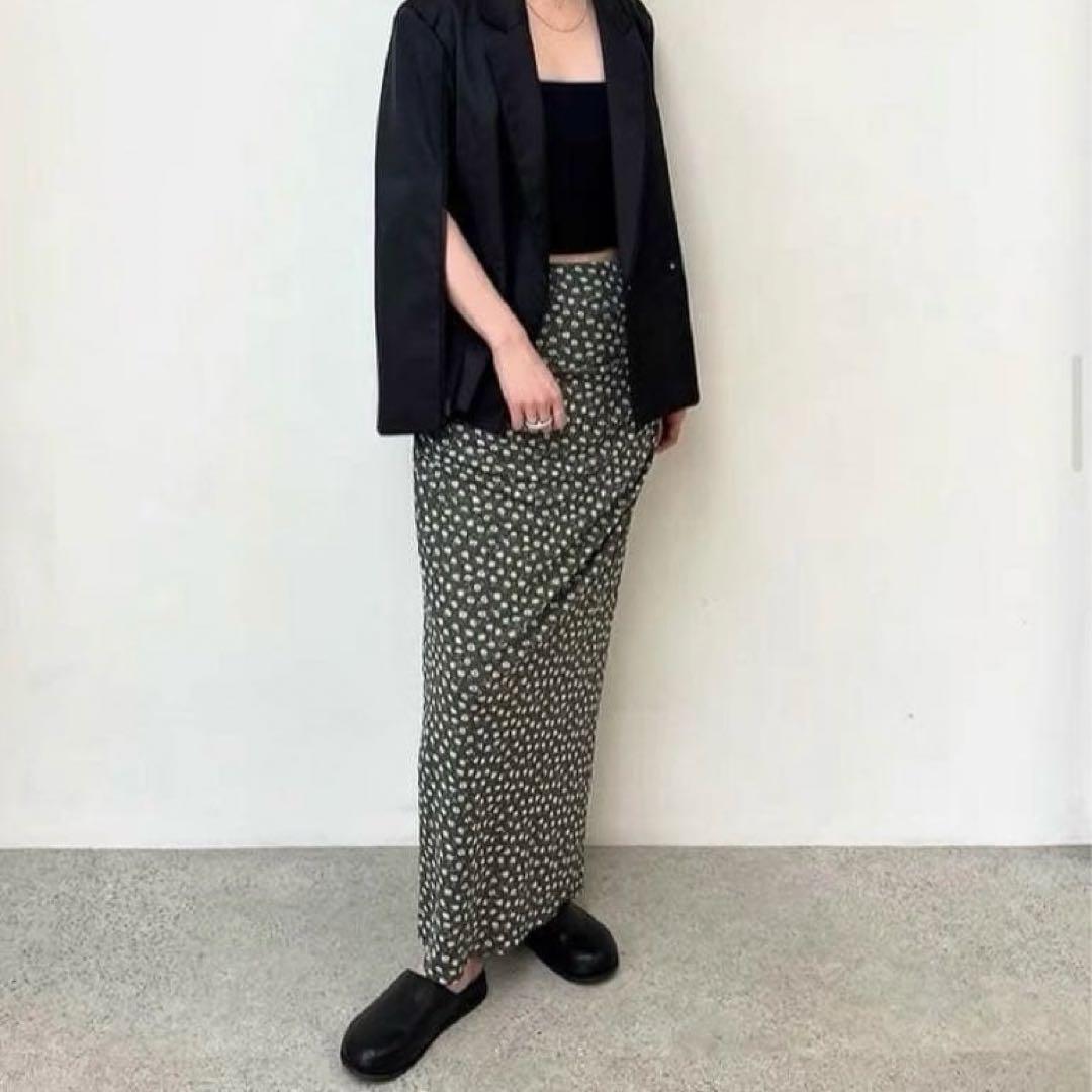 スカート anuke Flower Tuck Skirt