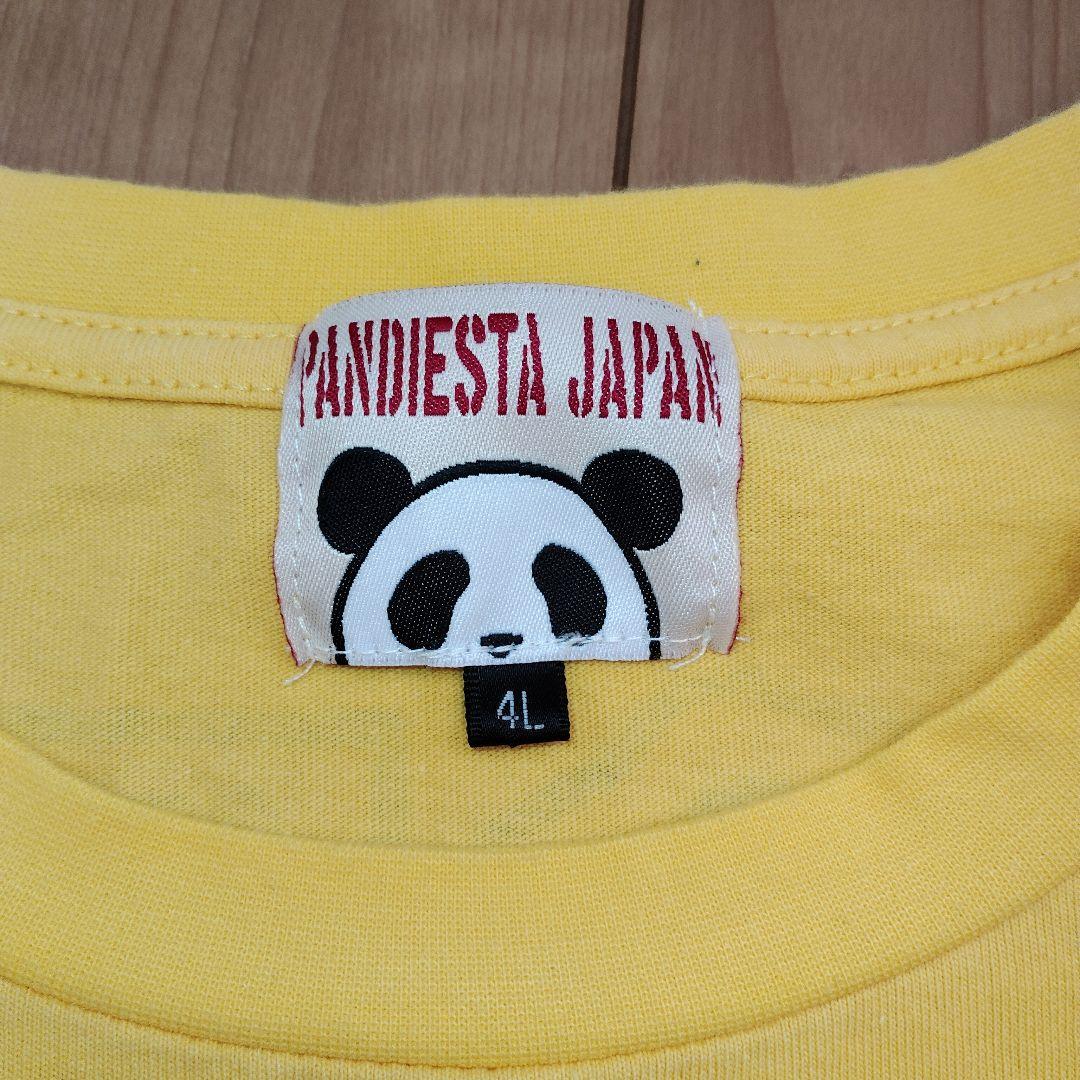 【極美品】PANDIESTA'S　パンディエスタ　Tシャツ　イエロー　4Ｌ
