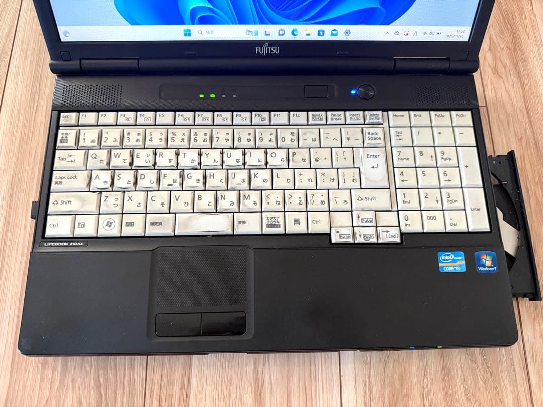 Offic21&Win11DVDマルチ搭載富士通LIFEBOOK A561/CX