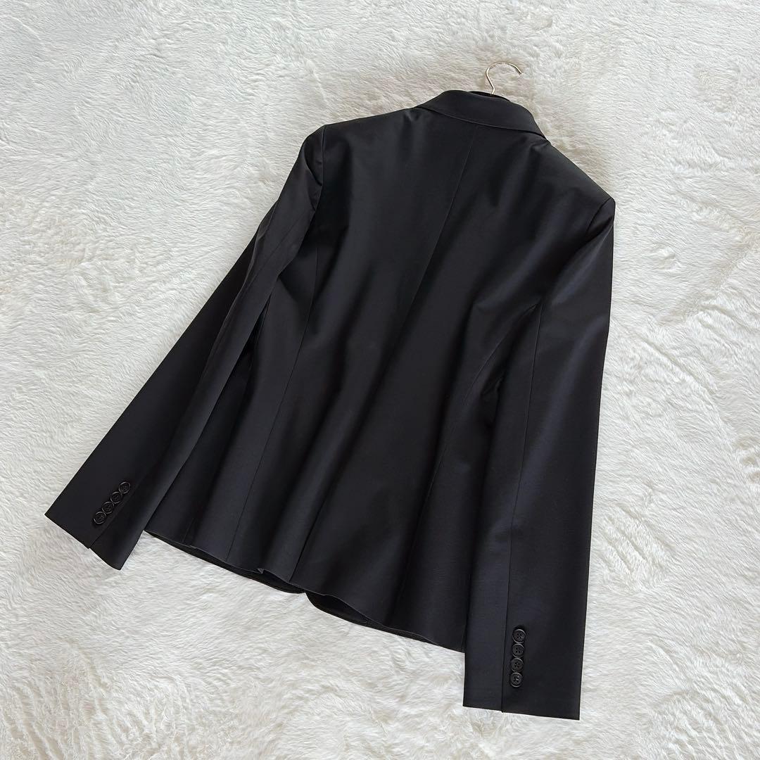 新品タグ付き✨希少大きなサイズ42XL【iCB】テーラードジャケット 黒 ウール