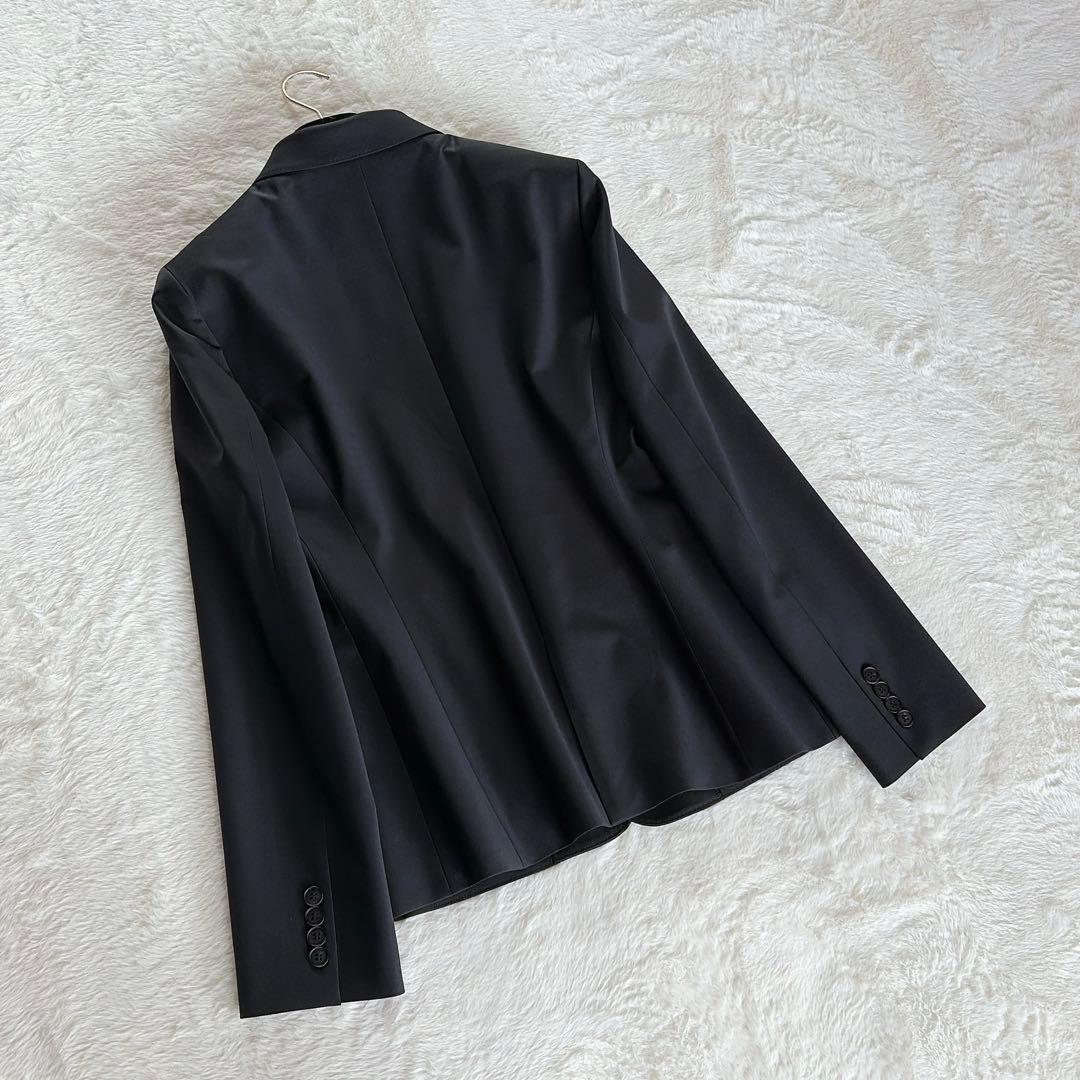 新品タグ付き✨希少大きなサイズ42XL【iCB】テーラードジャケット 黒 ウール