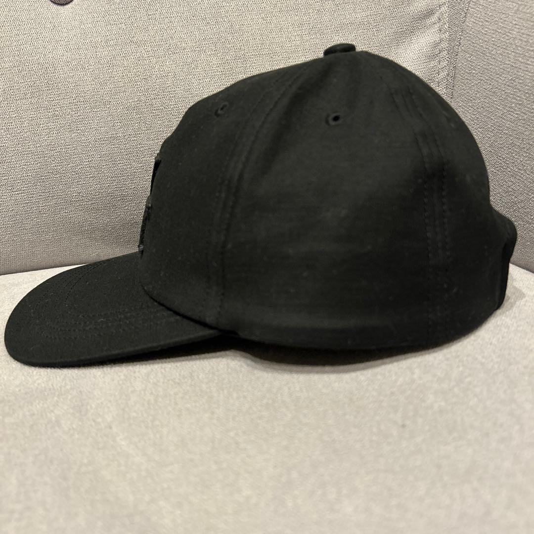 【美品】Sacai×WTAPSコラボ 同色刺繍ロゴキャップ レザーベルト 古着