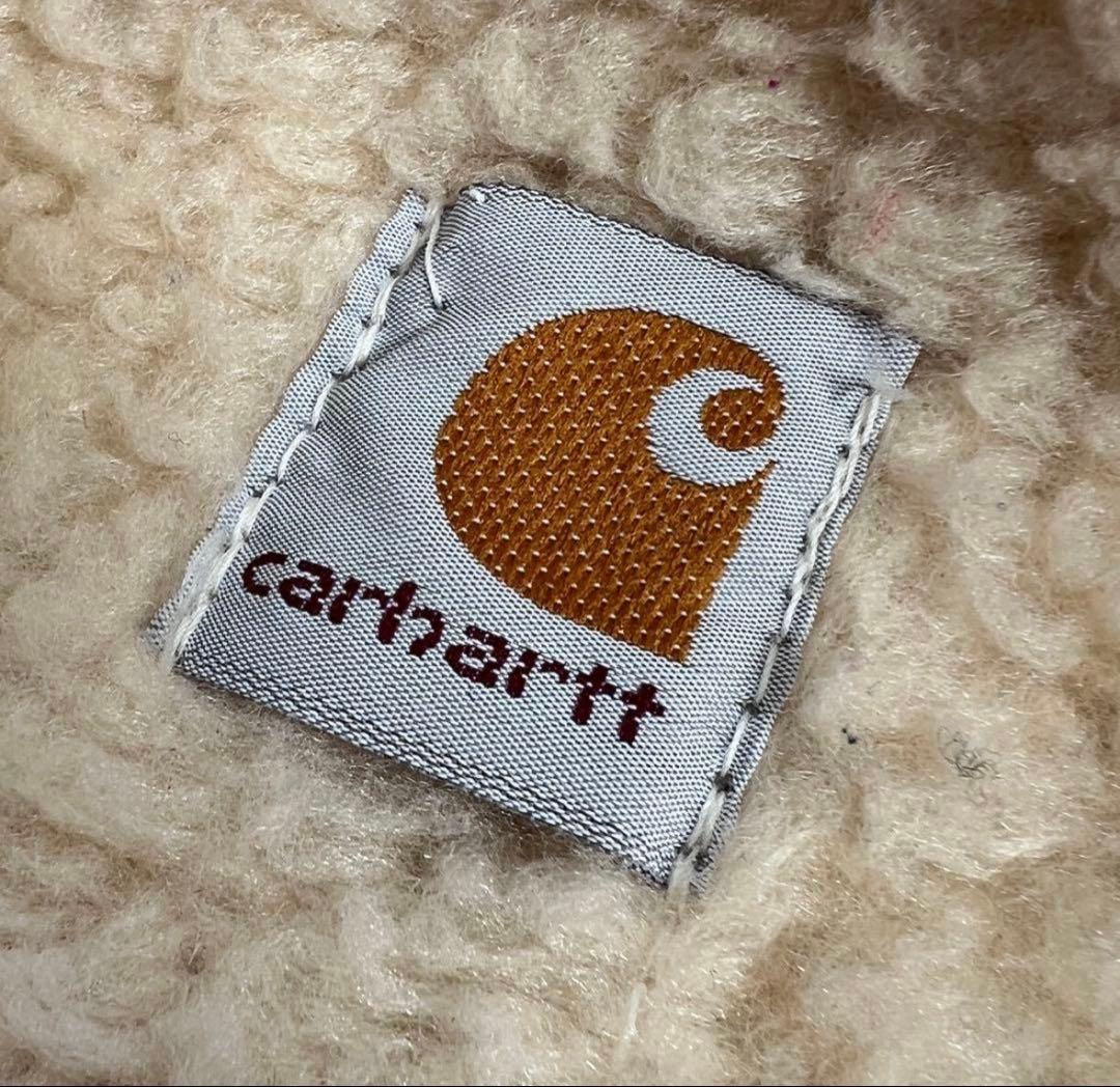 80s〜90s USA製 CARHARTT カーハート 裏ボアダックベストL