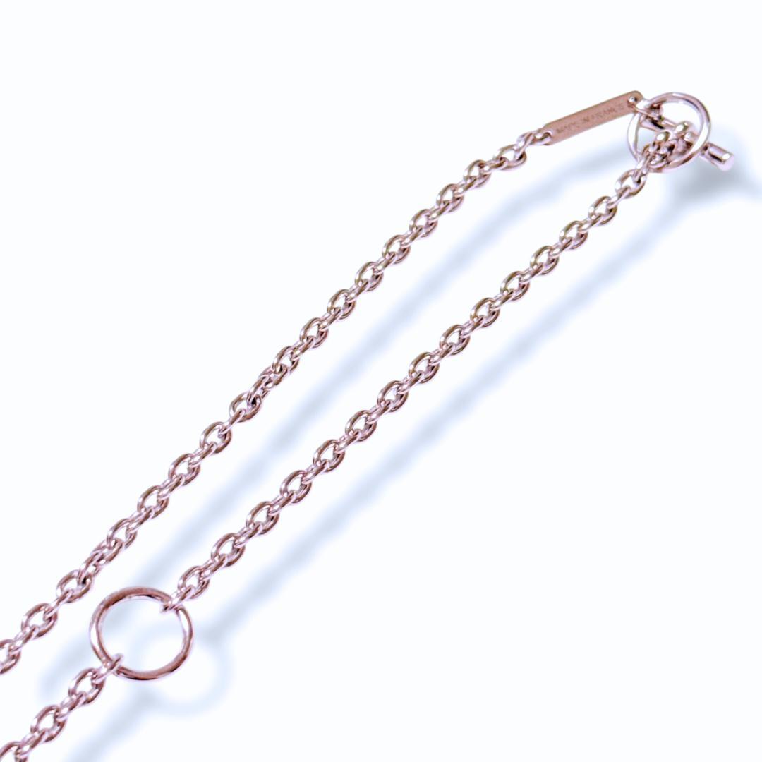 【超美品】エルメス カルーゼル メタル バッファローホーン シルバー ネックレス