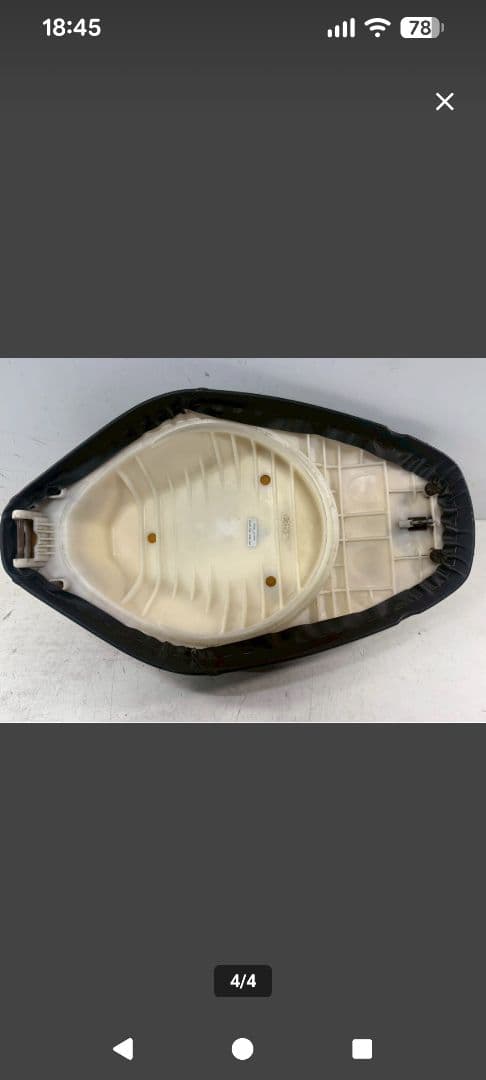 最終値下　アドレスV125　CF46A ローダウンシート　5〜7cm　美品　送込