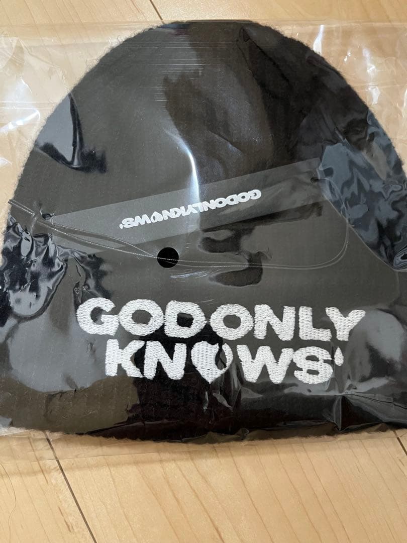GOD ONLY KNOWS 岩田剛典　ニット帽　黒　ビーニー　ブラック　三代目