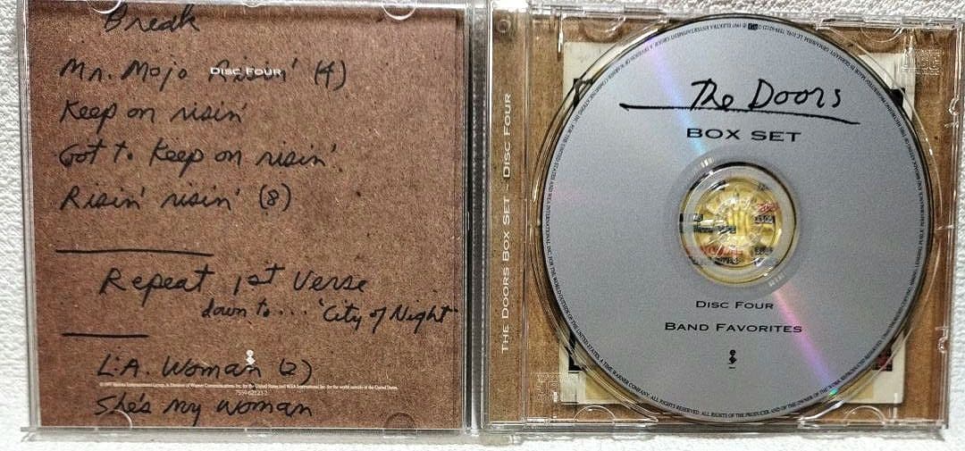『ＴＨＥ・ｄｏｏｒｓ／ＢＯＸ・ＳＥＴ（ＣＤ４枚組）』輸入盤国内仕様【中古品