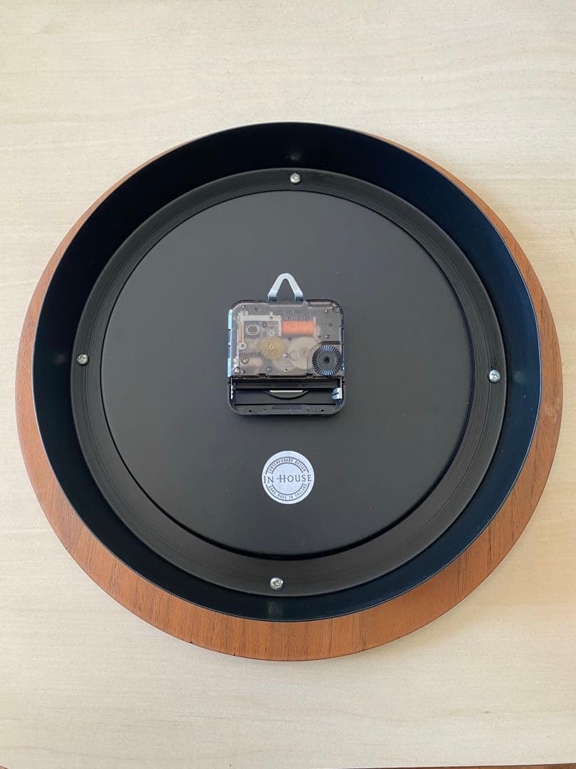 IN HOUSE 木製アナログ時計 12/16まで