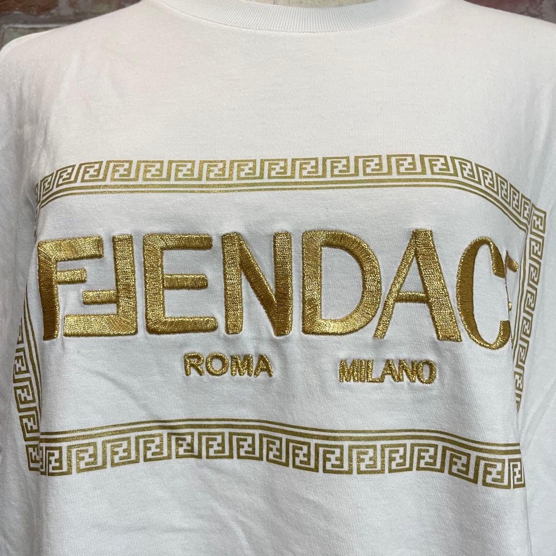 え*き様 FENDACE フェンダーチェ　ホワイト Tシャツ