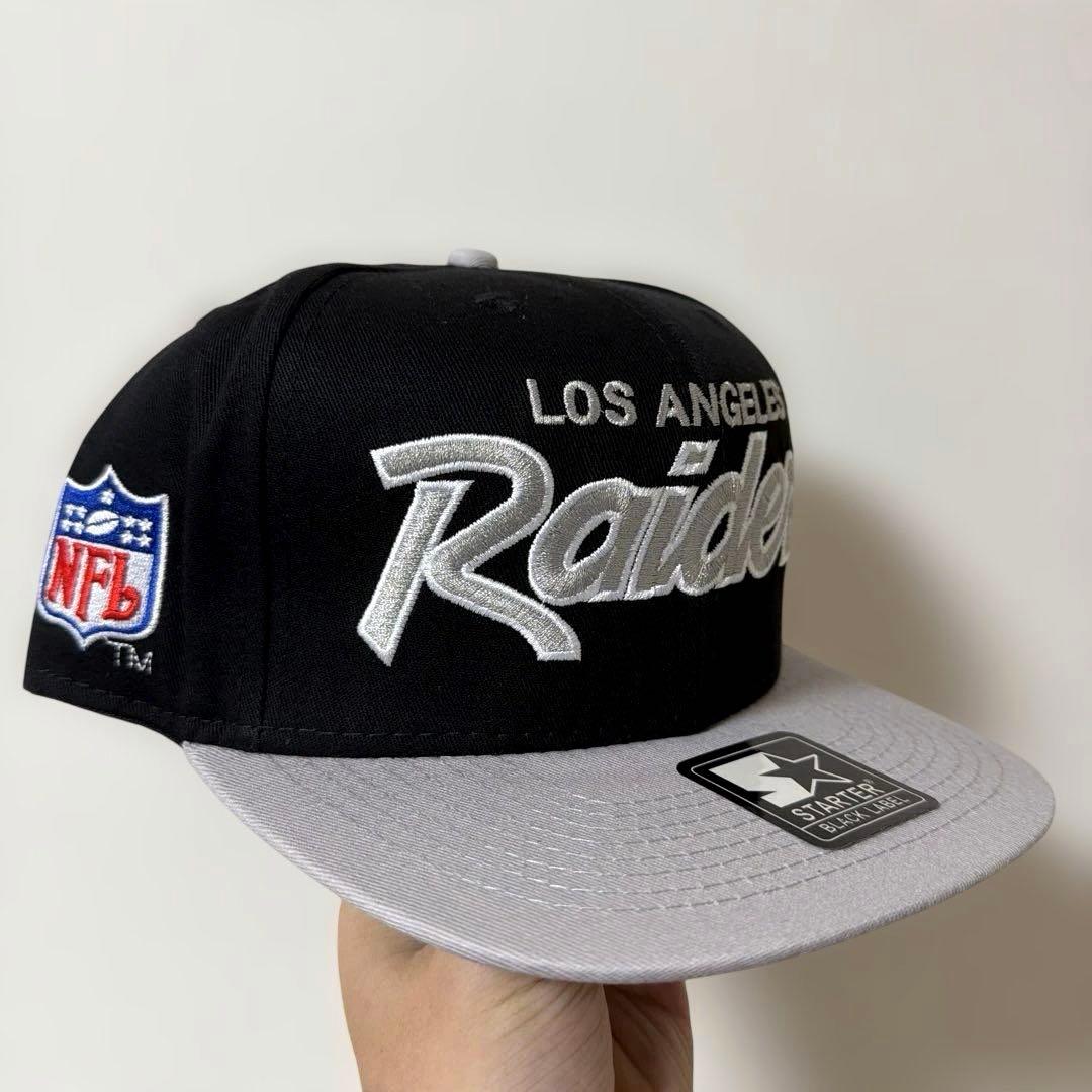 a*。様 【激レア】 廃盤 NFLロサンゼルス レイダース OGスナップバックキ