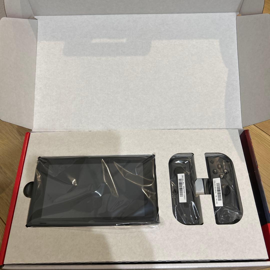 Nintendo Switch 本体 グレー 付属品あり 専用ケース付き