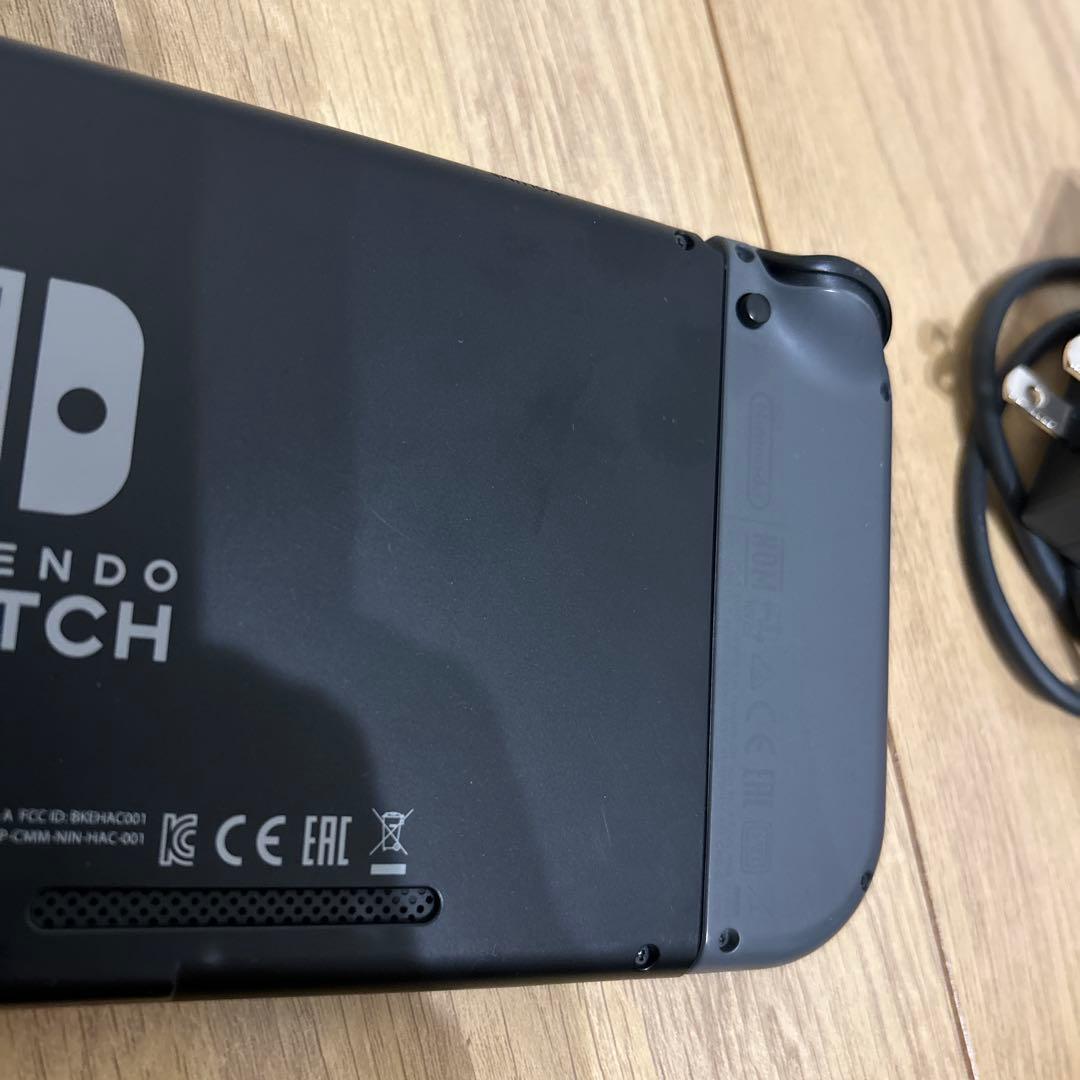 Nintendo Switch 本体 グレー 付属品あり 専用ケース付き