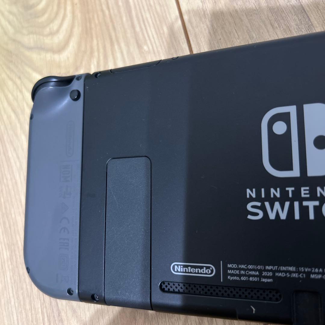 Nintendo Switch 本体 グレー 付属品あり 専用ケース付き