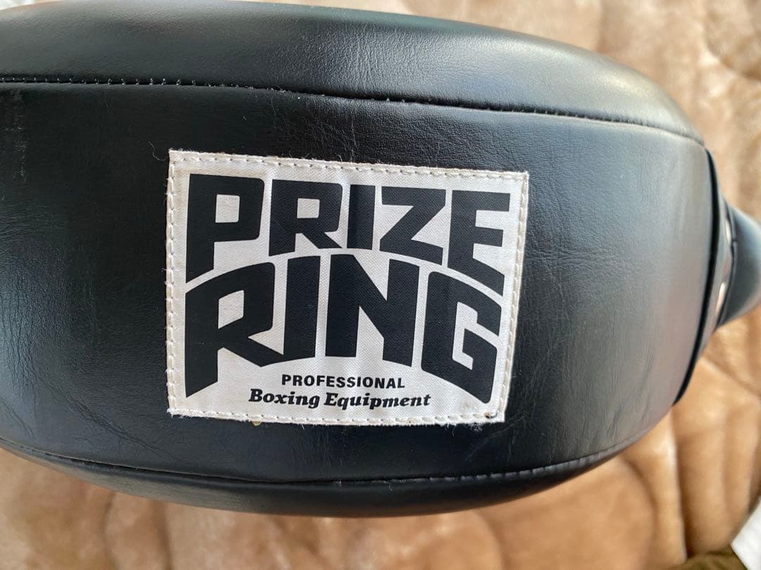 希少ネットでは在庫切れ‼️PRIZE RING ボクシング用 小型ドラムミット 黒