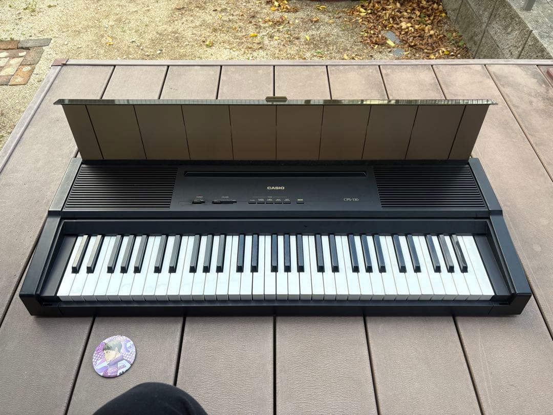 CASIO 61鍵 ブラック電子ピアノ　CPS-130