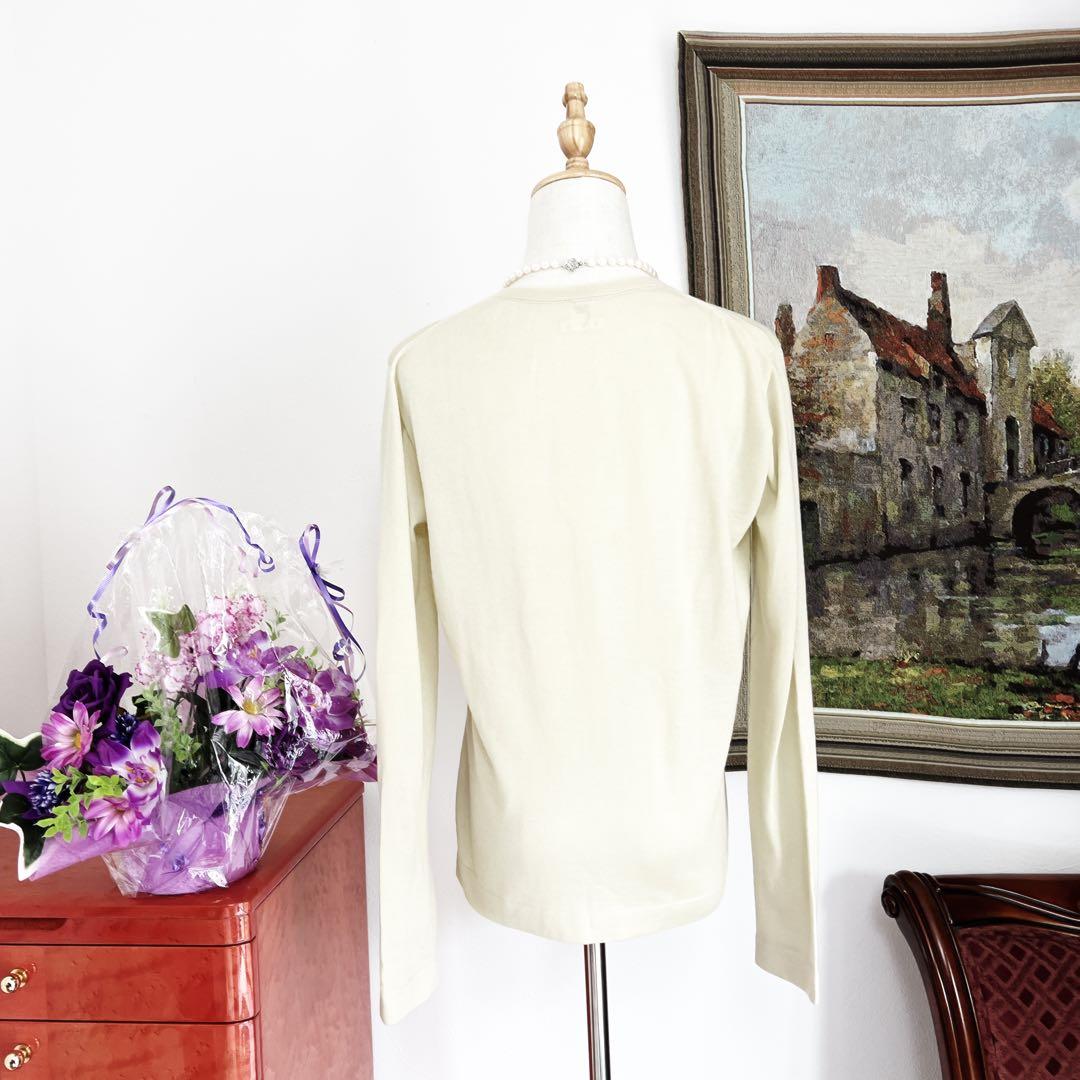 美品　HERMÈエルメス　カシミヤ ニット　ジャケット アイボリー　カーディガン