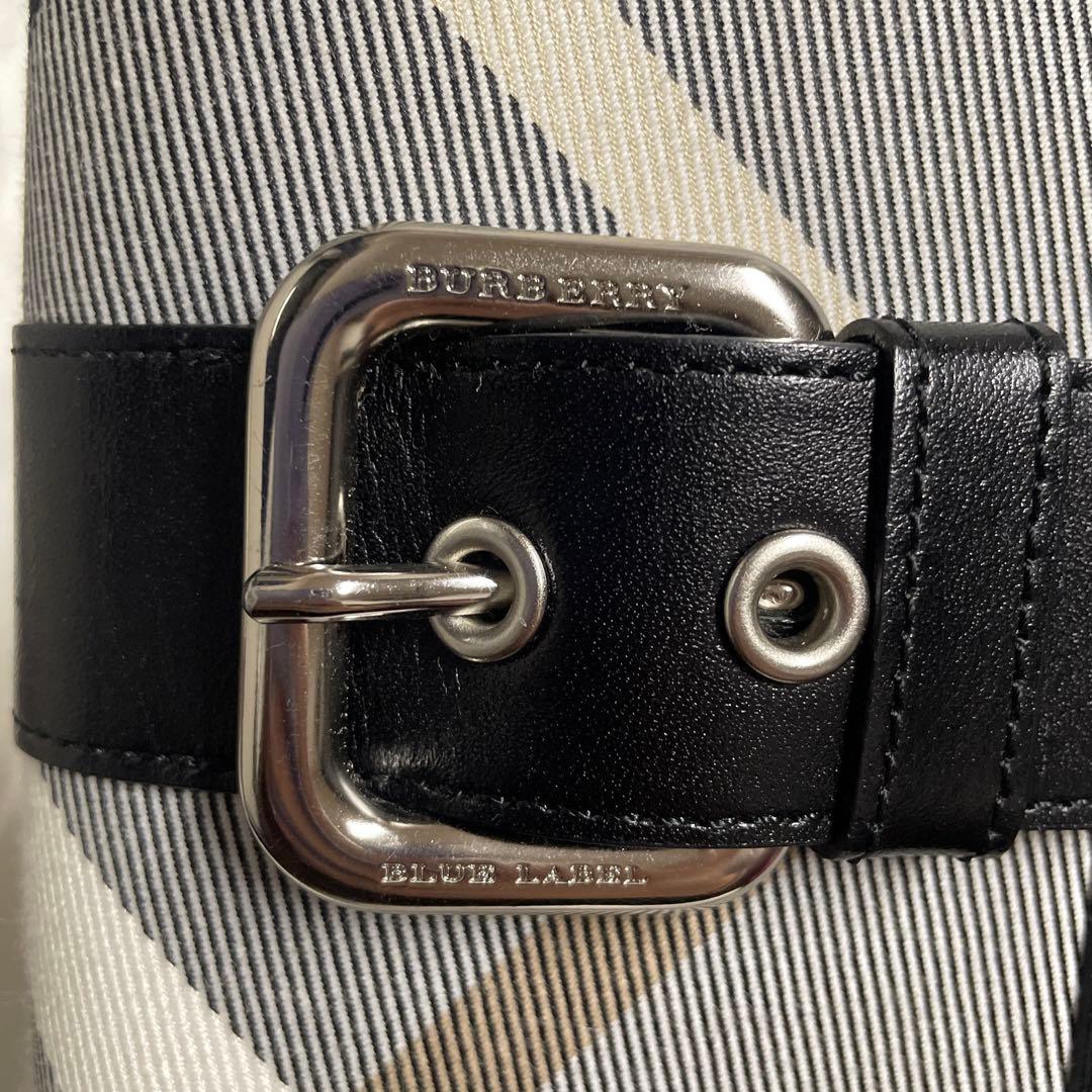【極美品】BURBERRYバーバリー 財布 ブラック ブルーレーベル 本革