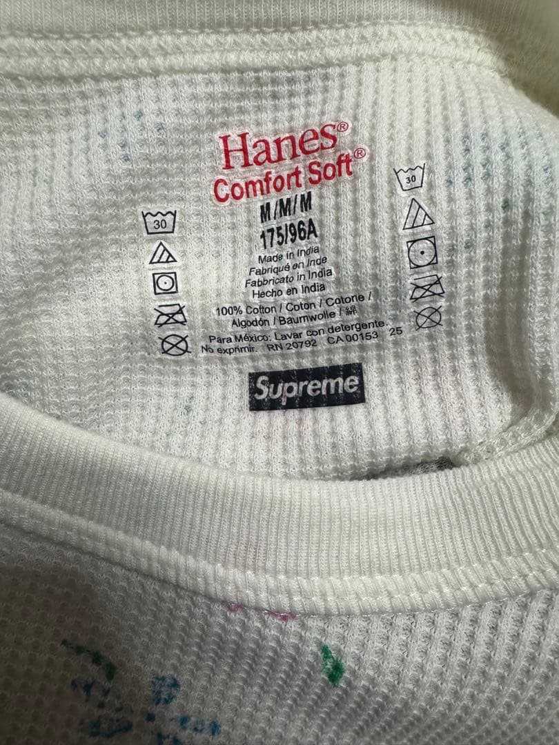 トップス Supreme Hanes Bones Thermal Crew Floral