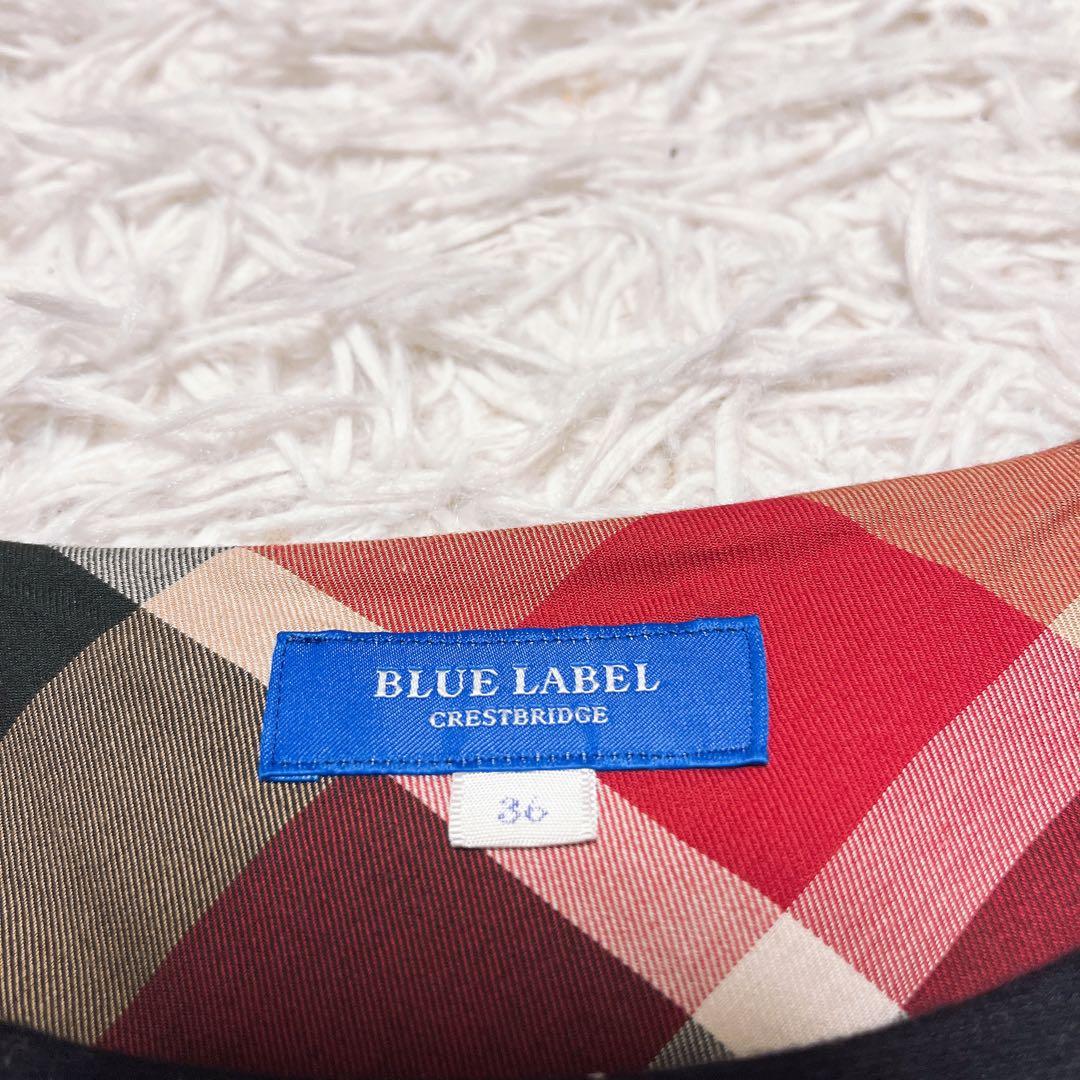 BLUE LABEL CRESTBRIDGE チェック ワンピース 金ボタン