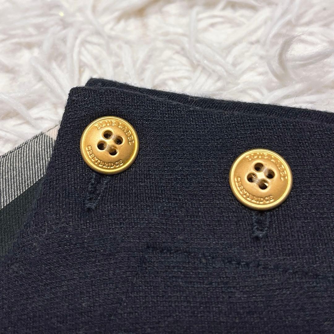 BLUE LABEL CRESTBRIDGE チェック ワンピース 金ボタン