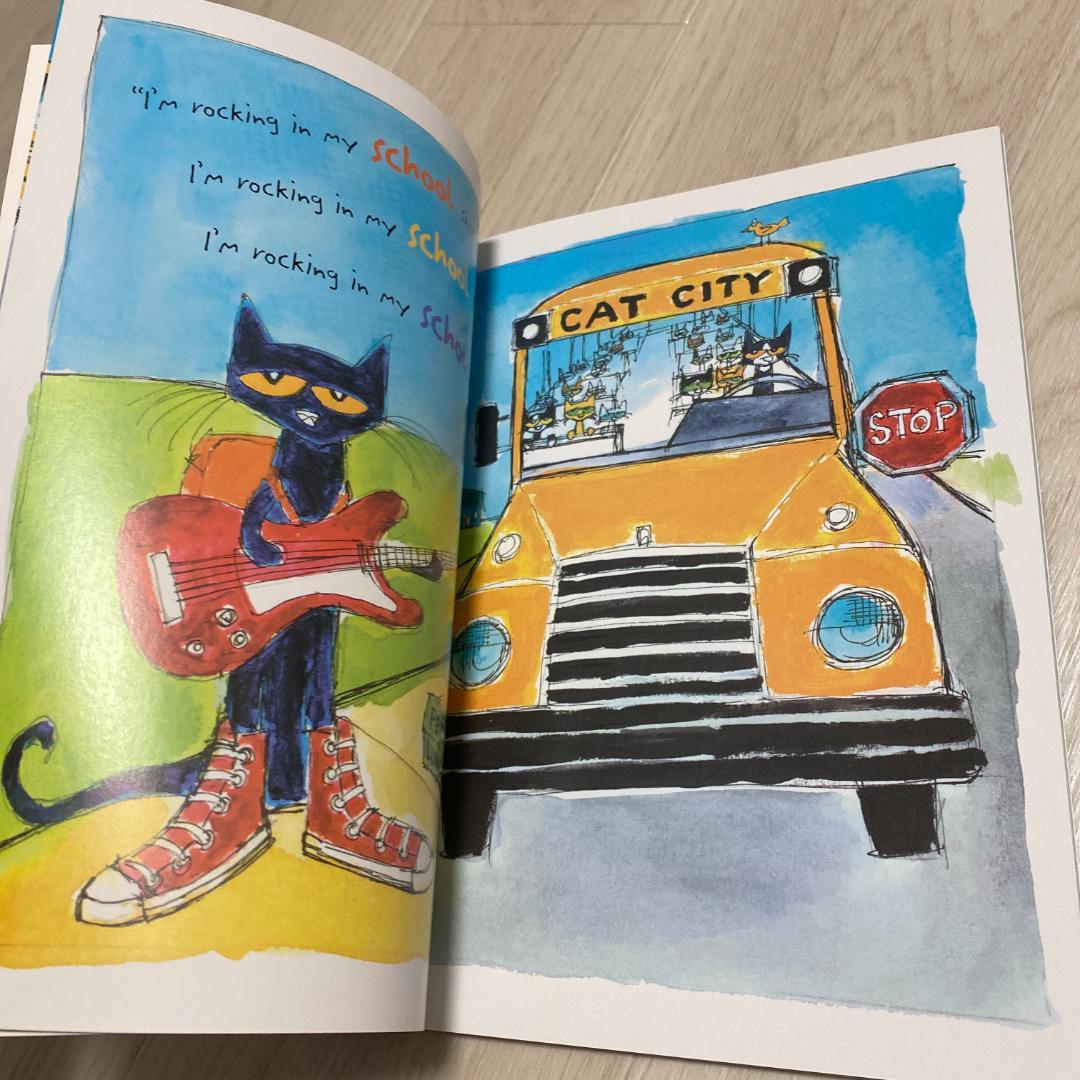 洋書 181B Pete the Cat: Rocking in My School
