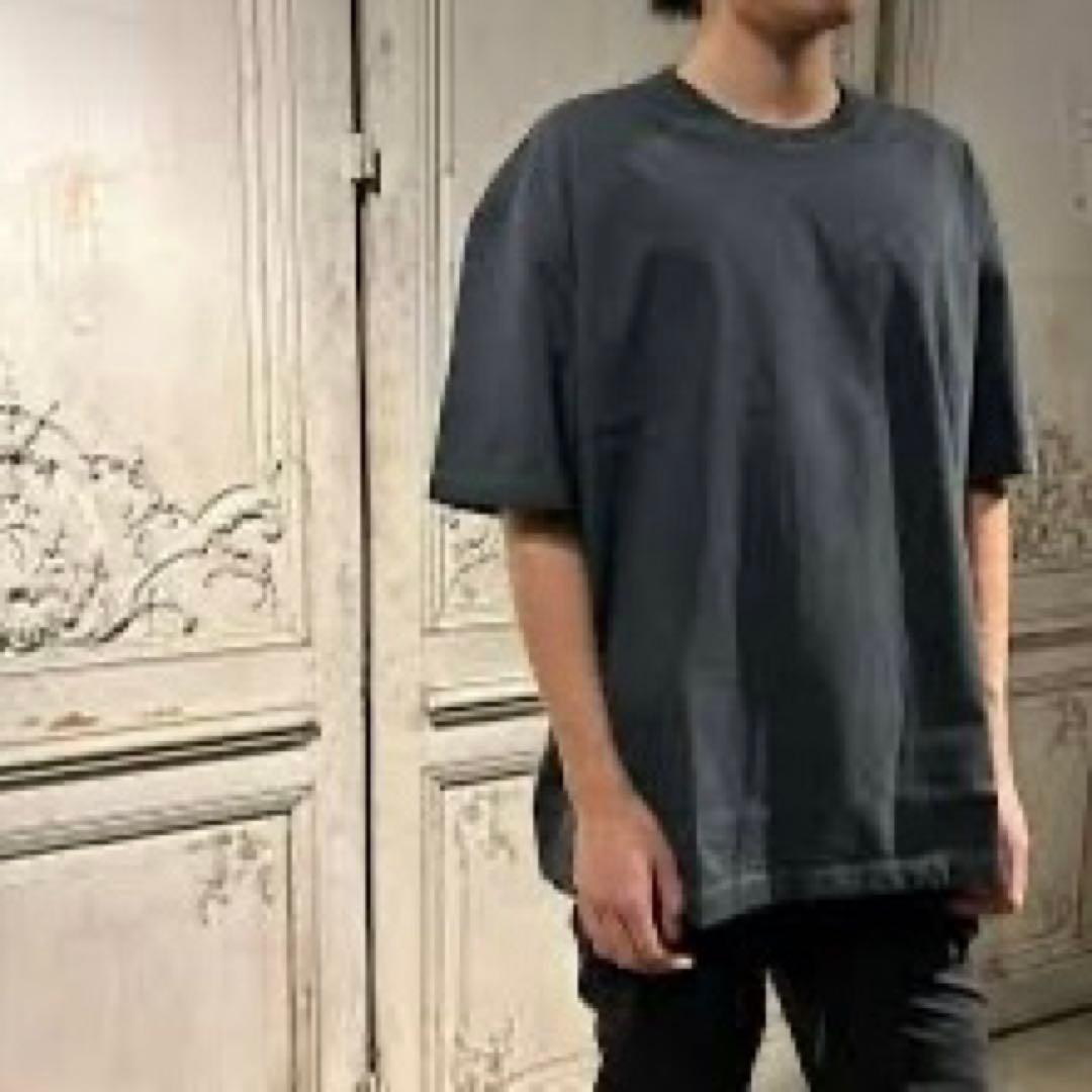 マルジェラ、半袖 Tシャツ、オーバーサイズ、ブラック、サイズ44