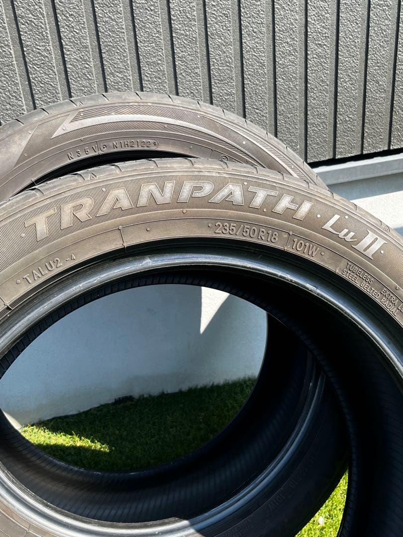 ①【送料無料、2本】235/50R18 TOYO トランパスlu2