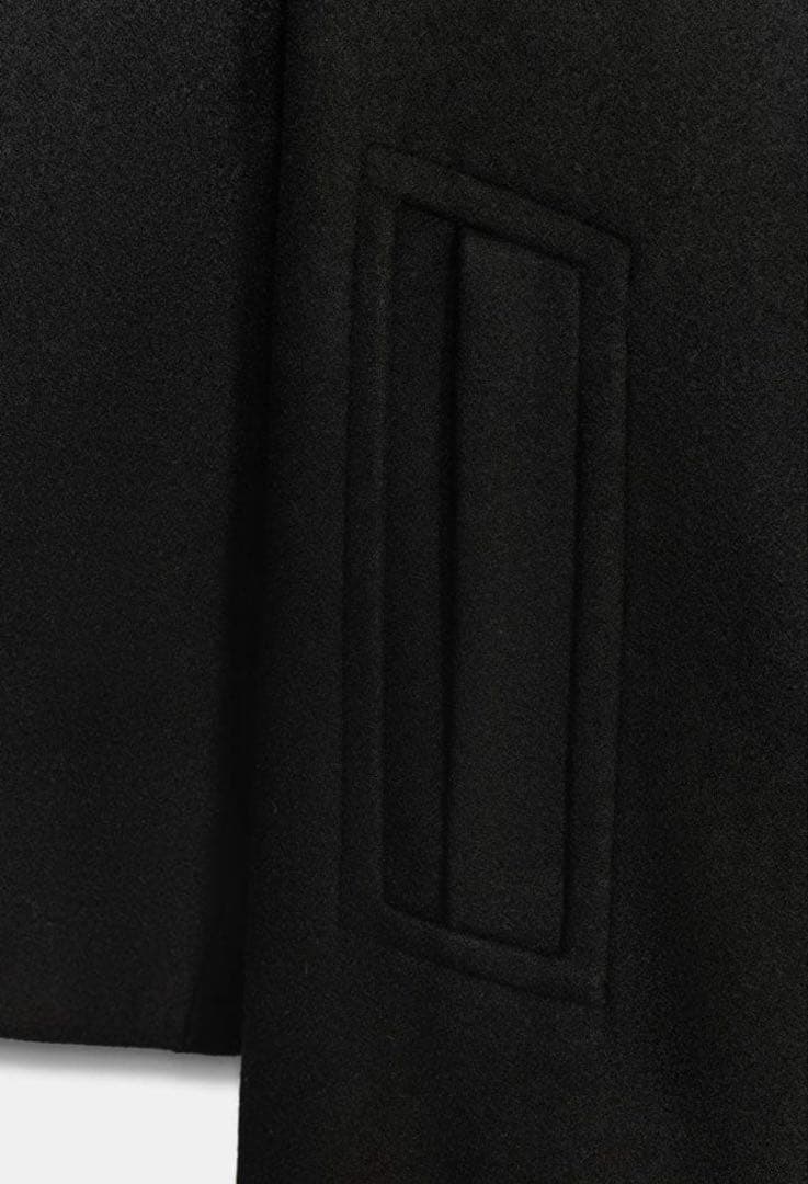 ZARA ソフトオーバーサイズコート　ブラック