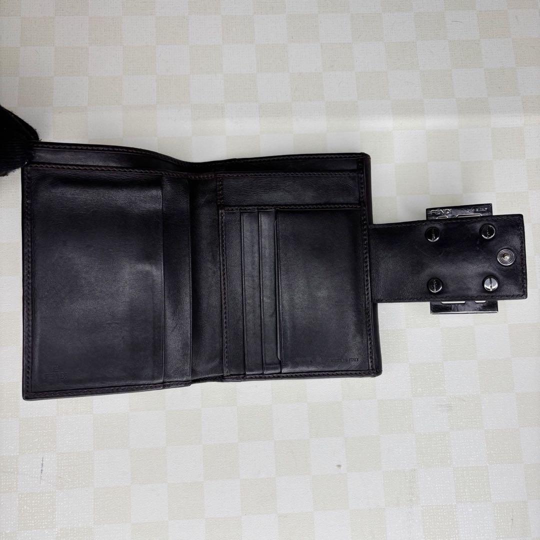 極美品　FENDI フェンディ　財布　二つ折り　M13