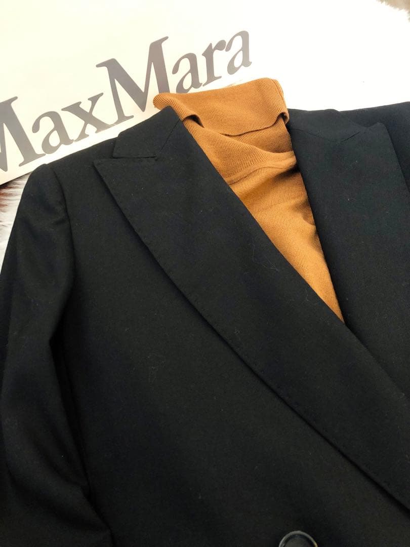 高級白タグ2025Max Maraオリンピアダブルジャケット滝沢真紀子