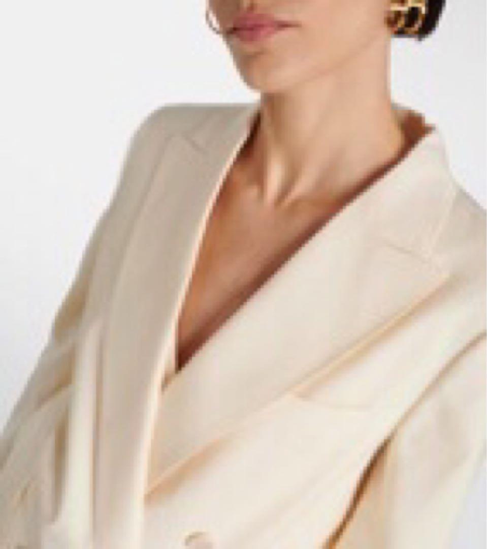 高級白タグ2025Max Maraオリンピアダブルジャケット滝沢真紀子