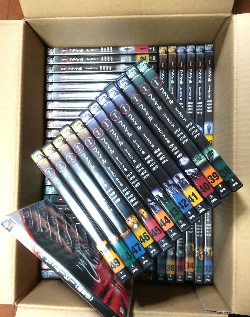 ♠【大幅値下げ】THE X-FILES シーズン1〜９＋ムービー全50巻DVD