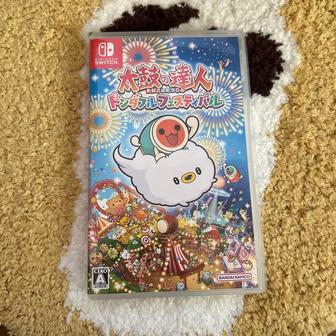 ▶︎Switch ソフト付き　太鼓の達人専用コントローラー×2個セット　タタコン