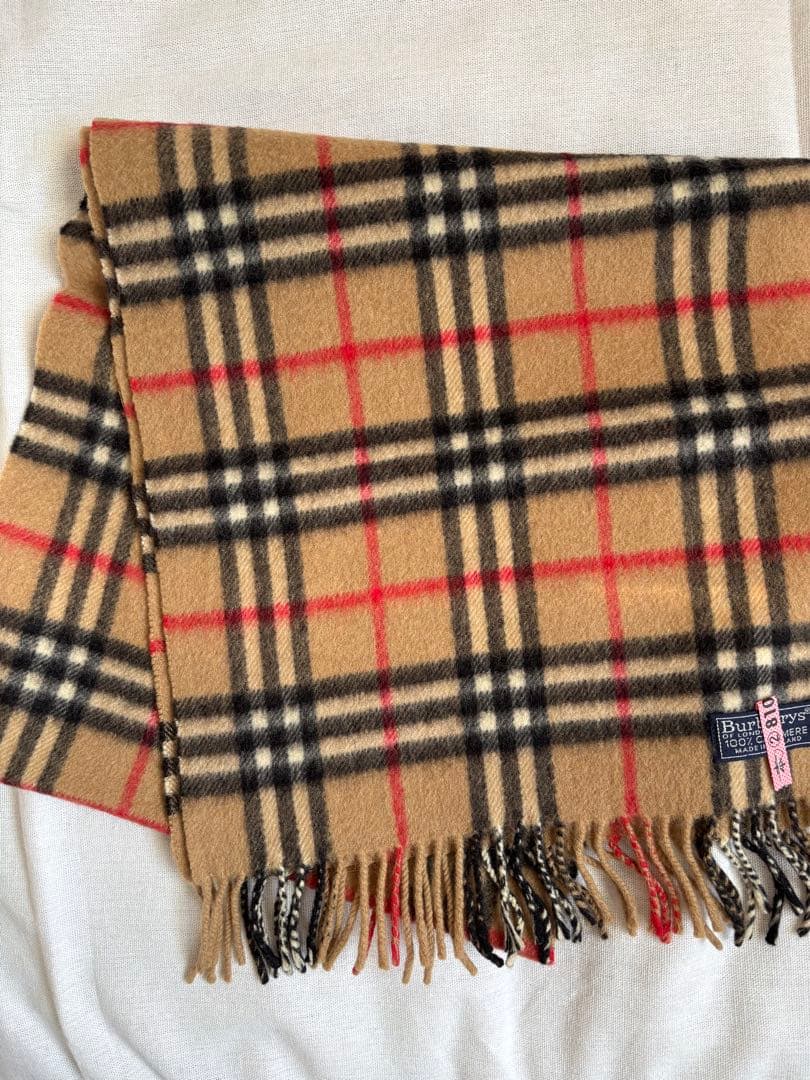 Burberry マフラー　ノバチェック　カシミヤ100