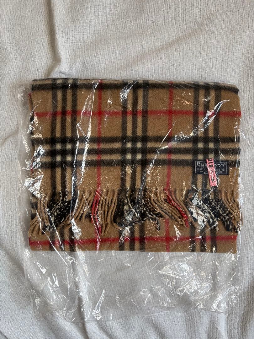 Burberry マフラー　ノバチェック　カシミヤ100