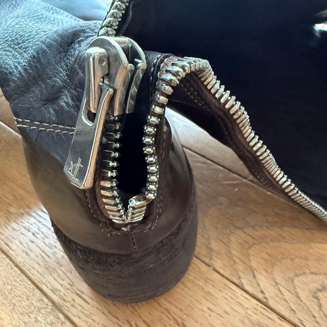 GUIDI グイディ バックジップロングブーツ 40