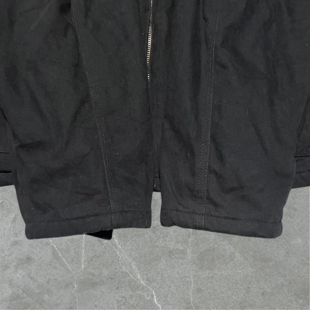 ひろし Wallsダックジャケット黒ワーク2XRビッグサイズ